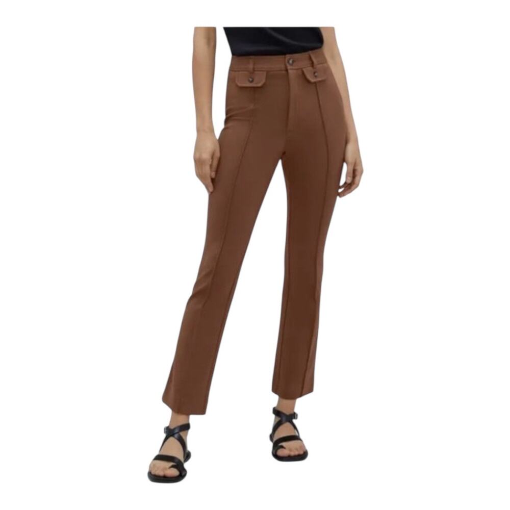 Everlane The Work It Ponte Flare Pants 2 Brown